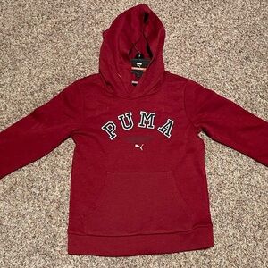 Puma Burgundy Hoodie with Logo